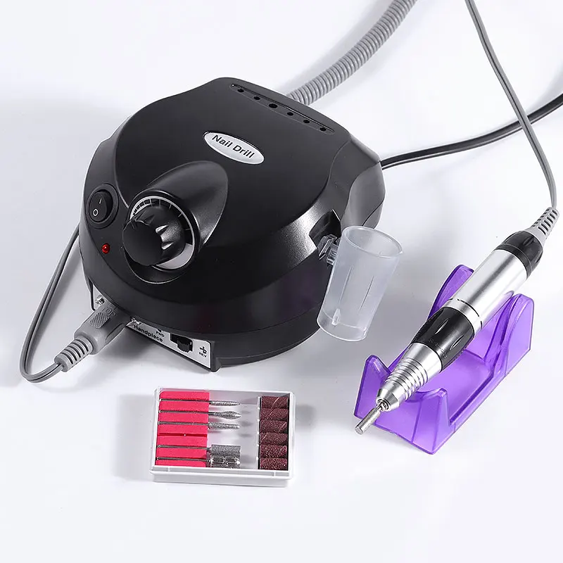 

Electric Nail Drill Machine Manicure Set Pedicure Tips Polishing Equipment Miling Cutters File Nail Art Tools