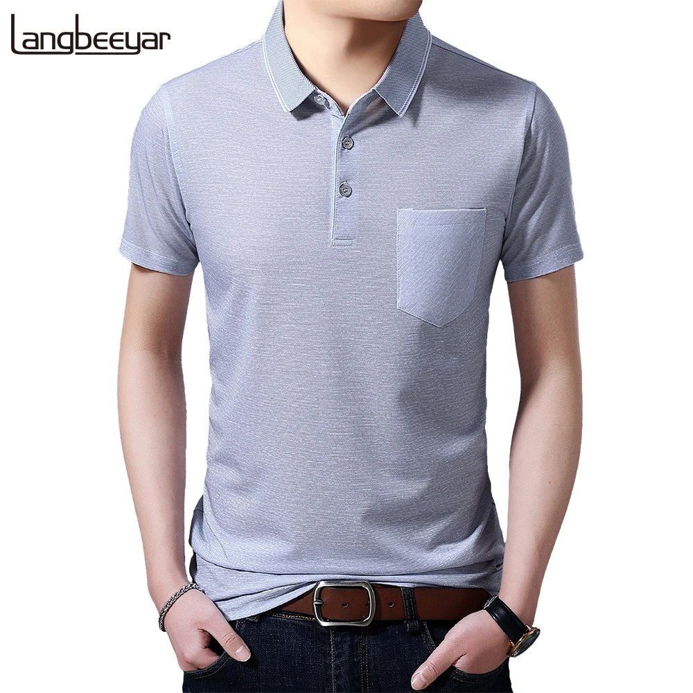 

2020 New Summer Brand Polo t Shirts Men High Quality Short Sleeve Casual Turn Down Collar Tops Fashion Man Clothing