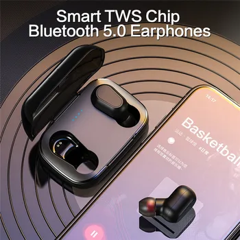 

Mini Bluetooth 5.0 Wireless Earbuds TWS Wireless Earphones Sports Running Fitness Waterproof Headset Button Control LED Display