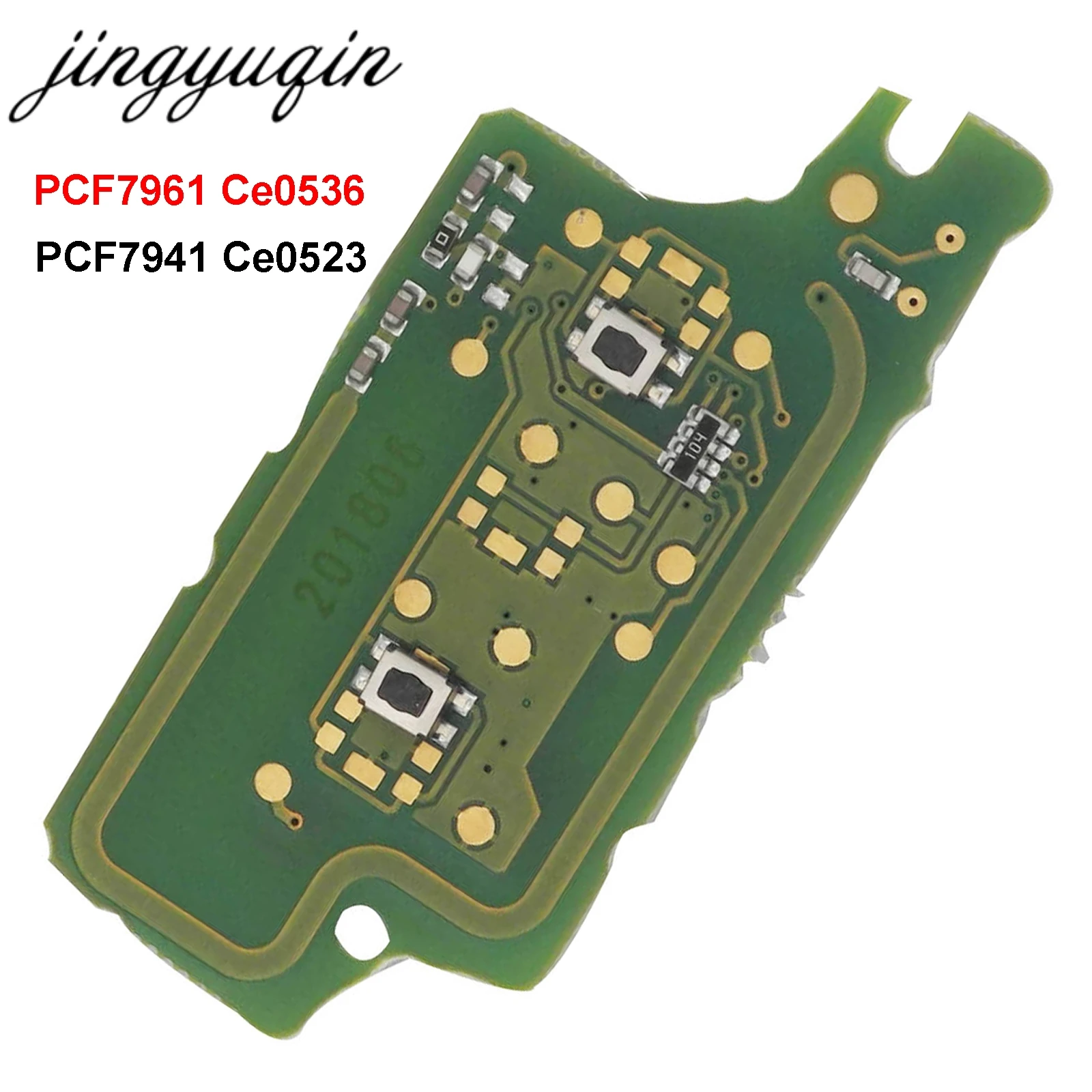 Jingyuqin спросить 2B дистанционный ключ монтажная плата для peugeot 207 408 307 308 408 Citroen C2 C3 C4 PICASSO ID46 CE0536/523