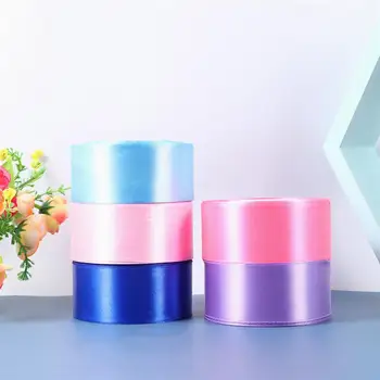 

5 Rolls Bright Decorative Ribbon Festive Wedding Party Wrapping Decor Gift Flower Packing Ribbon Diy Accessories Layout
