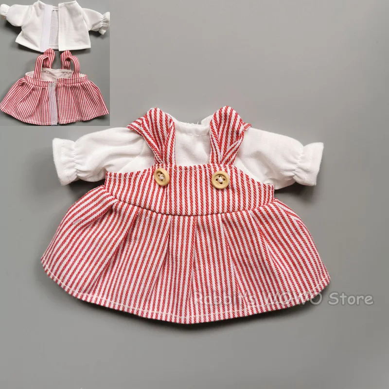 Doll Clothes Fit 25cm Baby Doll 1/6 BJD Doll Toy New Born Doll Lovely Accessories Outfit Princess Dress Summer Suit Girls Gifts 20