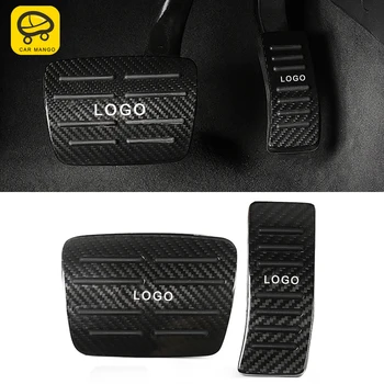 

CarManGo Non-Slip Non-drilling Car Petrol Pedal Gas Fuel Brake Pedal Accelerator Case Trim Frame for Audi A4 A5 A6 A7 A8 Q5 Q7