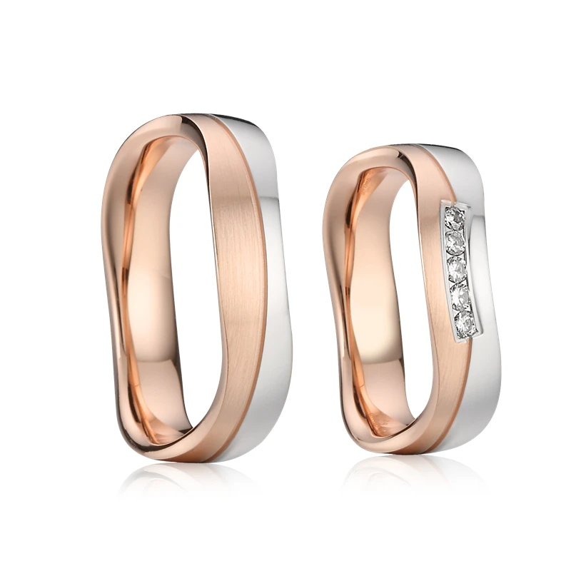 Обручальные кольца на заказ, Женские Ювелирные изделия, обручальное кольцо для пары,, 100 шт