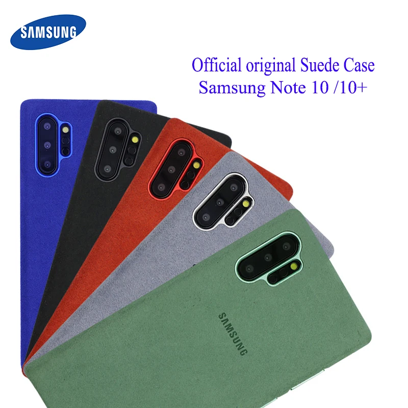 Защитный чехол для Samsung Note 10 Plus оригинальный Официальный из натуральной замши