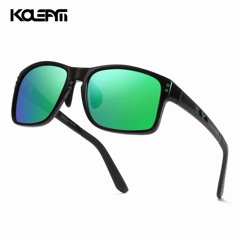  HD Mirrored Polarized Sunglasses With adjustable rubber nose pad oversized Men Sport eyewear 100% U