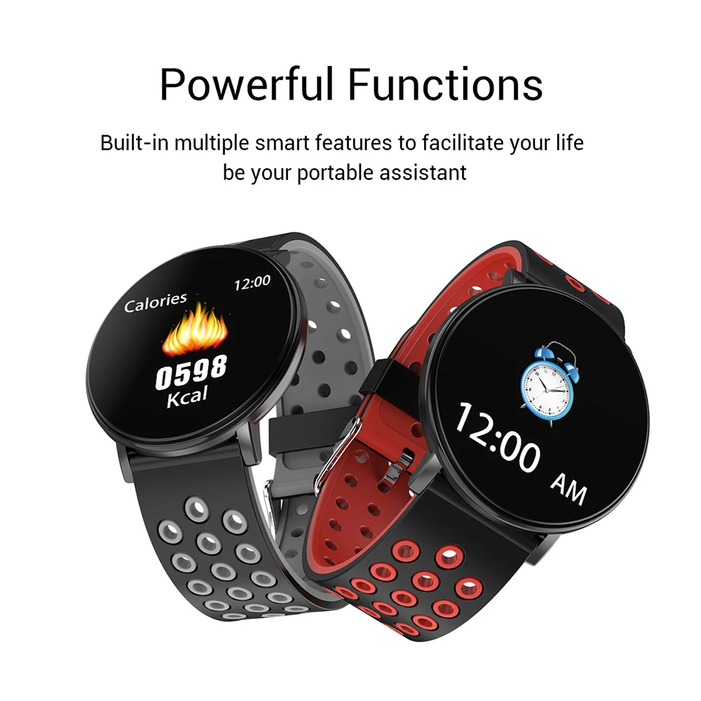 SKHO SKW606 Bluetooth Смарт-часы для мужчин кровяное давление круглые умные часы для женщин часы водонепроницаемый спортивный трекер для Android Ios