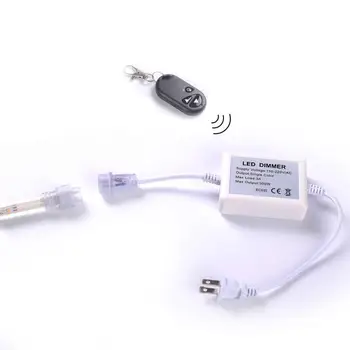 

AC 110V 3 Key Dimmer for Single Color LED Strip Light with Female Connector jk581