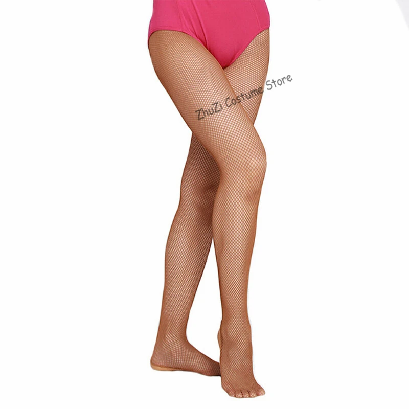 Sexy Women Professional Fishnet Tights Hard Network Dance Stocking Pantyhose Ballroom Latin Dance Dress For Women dance stockings