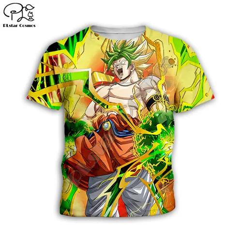 Детская толстовка с капюшоном с 3D принтом «Dragon Ball Z», толстовка на молнии, футболки для маленьких мальчиков, уличная одежда, штаны, комплект для детей