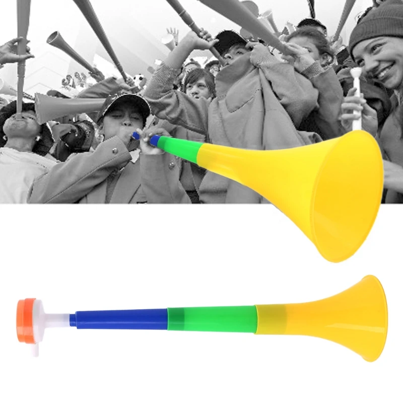 Description Picture 6 of itemFootball Stadium Cheer Fan Horns Soccer Ball Vuvuzela Cheerleading Kid Trumpet Random Color 1Pc