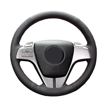 

DIY Genuine Leather Car Steering Wheel Cover For Mazda 3 Axela Mazda CX-7 CX7 Mazda 5 Mazda 6 Atenza / Protect Steering-wheel