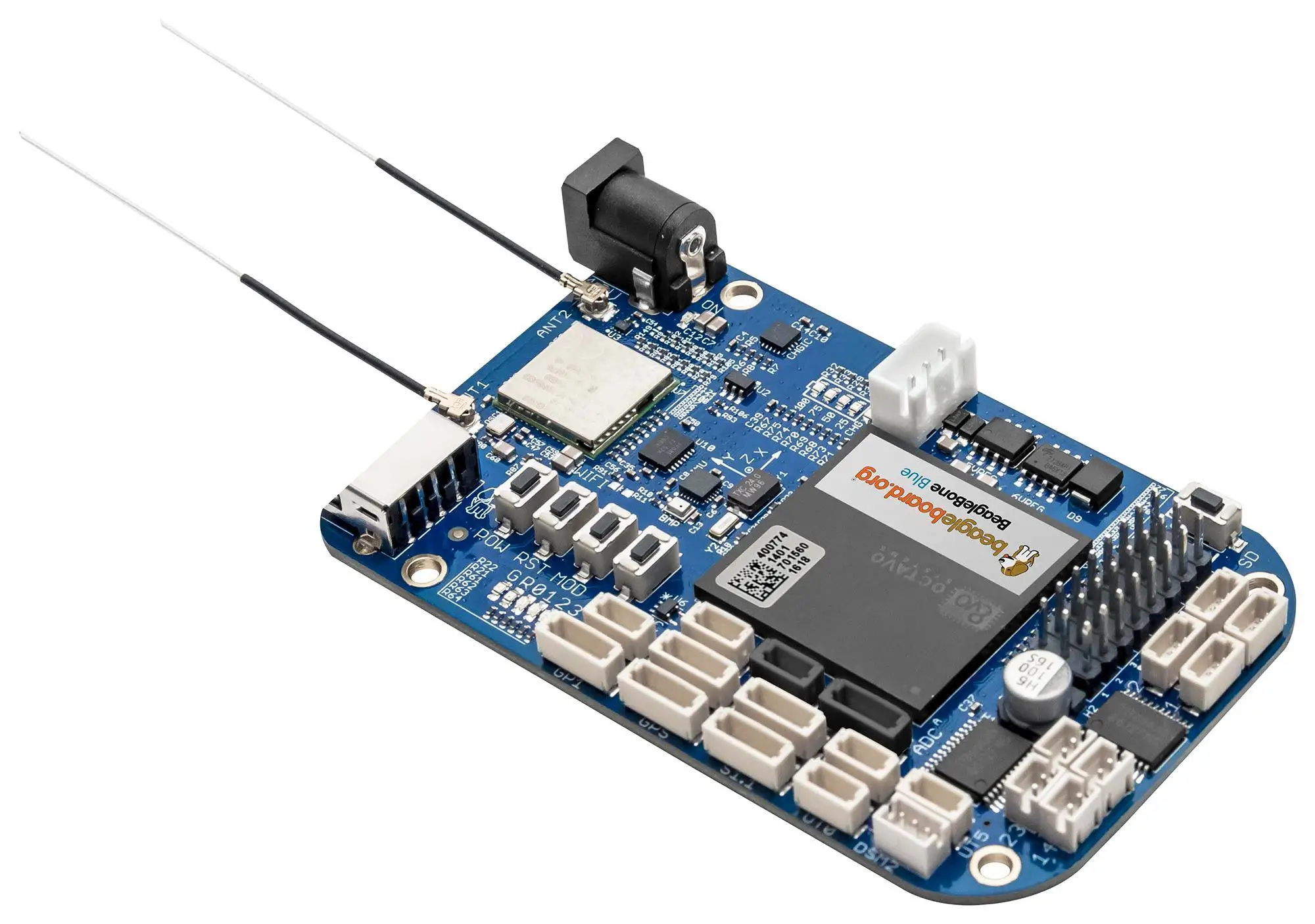 

BBONE-BLUE Evaluation Board, Robotics Controller Kit, BeagleBone Blue, Linux Enabled, Community Supported