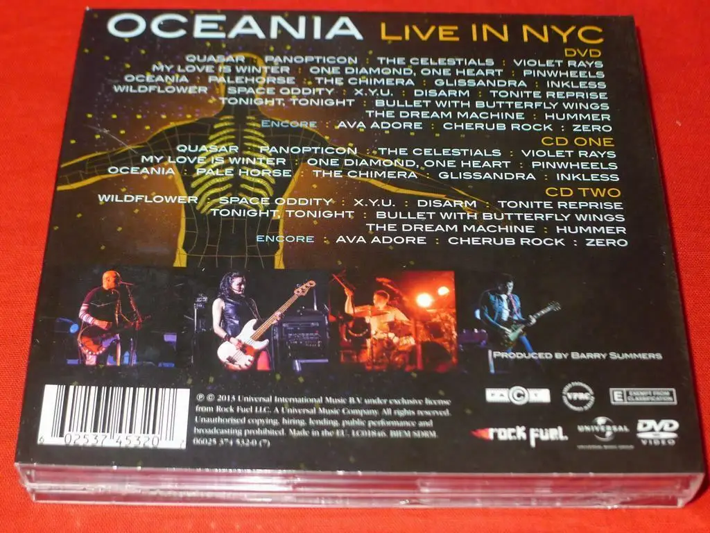Океания: Live in NYC [ВИДЕО] от The Smashing Pumpkins(2CD, DVD