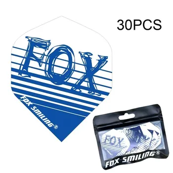 

Fox Smiling Dart Flights Set 30PCS PET Darts Flights Professional Darts Newly Dart Accessories Dardos Feather leaves