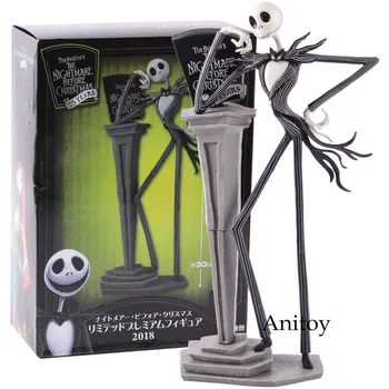

The Nightmare Before Christmas Tim Burton's Jack Skellington 25th Anniversary Action Figure PVC Figure Collectible Model Toy