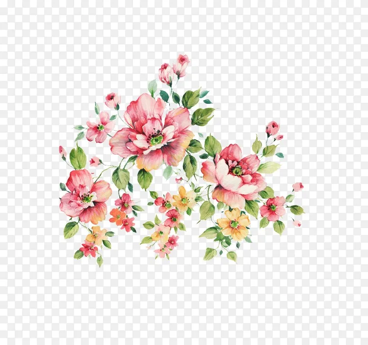 花花瓣 手绘水彩花png图片素材免费下载 图片编号 Png素材网