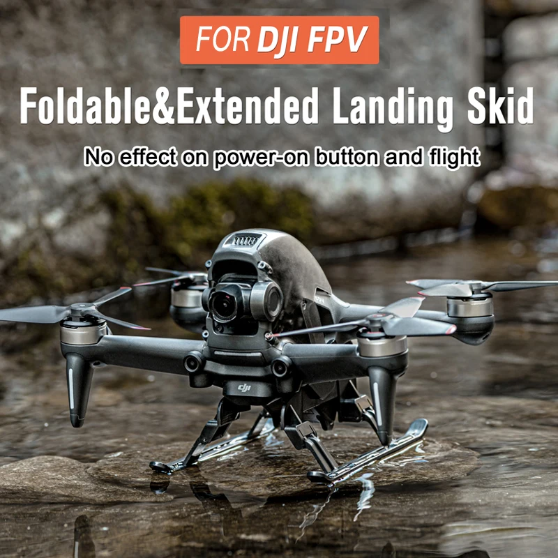 Для DJI FPV удлиненное шасси быстросъемный кронштейн для посадки Combo Drone аксессуары |