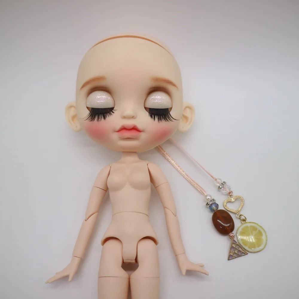 STO-DOLL голая голова кукла с индивидуальным лицом шарнир тела Blyth кукла