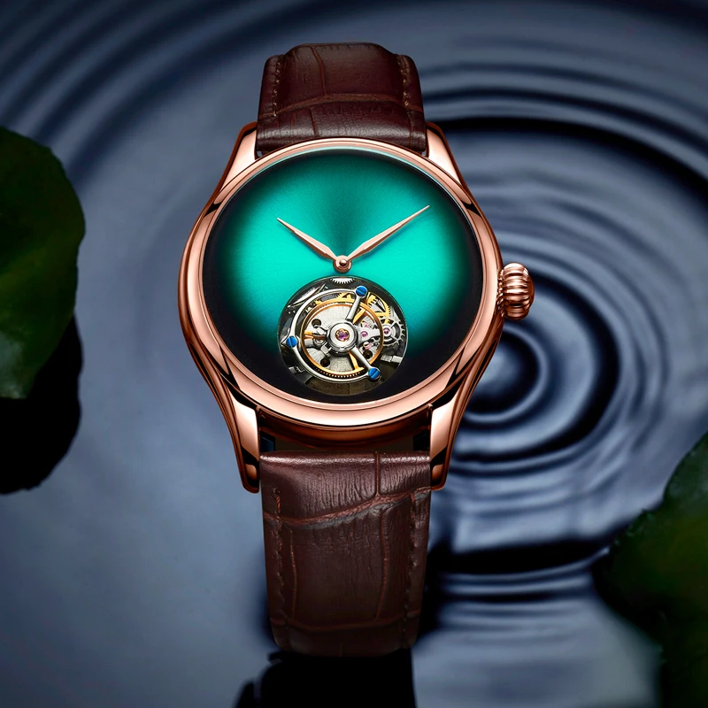 Оригинальные мужские часы tourbillon роскошные фирменные оригинальные Классические