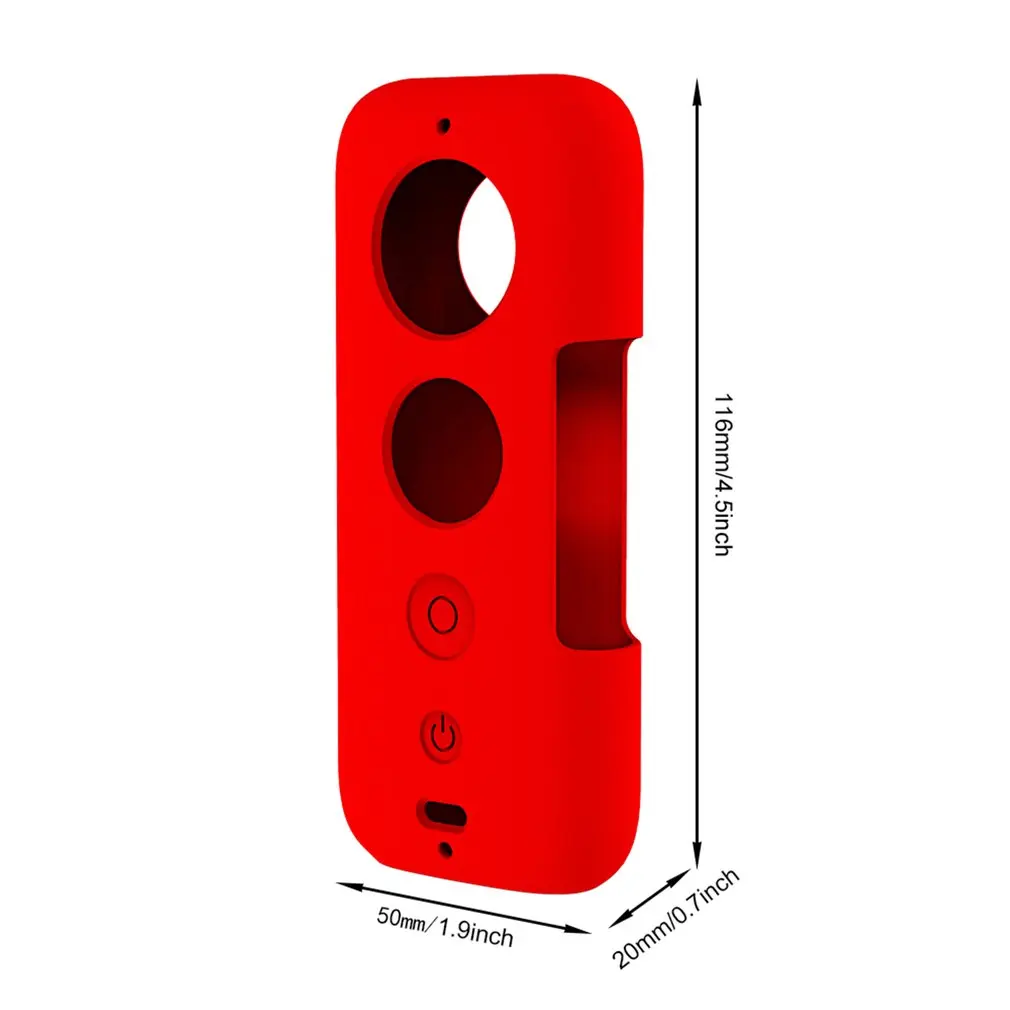 Силиконовый защитный чехол+ крышка объектива для Insta360 One X пылезащитный ударопрочный защитный чехол набор FPV набор для съемки Селфи