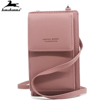 

Mini Women Shoulder BagsPhone Wallet Flap Pu Leather Messenger Ladies Purse Multi-Function long wallet girls Fashion Pockets