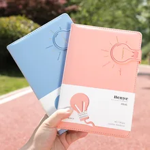 

Magnatic Button Lined Journal Ruled Notebook Diary Simple Notepad Planner