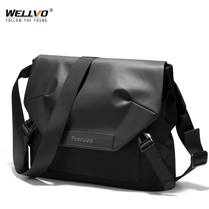 

Men Handbag High Quality Waterproof Business Shoulder Bags For Male Patchwork Messenger Bags Ipad Crossbody Satchels New XA296ZC