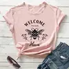 Welcome To Our Hive Women's Printed T-Shirts