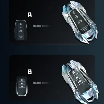 Custodia per chiave auto in lega di zinco per Toyota CHR C-HR Prado Camry Avalon Prius Corolla RAV4 Avalon Car Styling portachiavi 5 Custodia per chiave auto in lega di zinco per Toyota CHR C-HR Prado Camry Avalon Prius Corolla RAV4 Avalon Car Styling portachiavi - Custodia per chiave auto in lega di zinco per Toyota CHR C HR Prado Camry