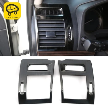 

CarManGo for Toyota Land Cruiser Prado 150 2018 2019 Car Dashboard A/C Air Vent Outlet Cover Trim Frame Sticker Chrome Accessory
