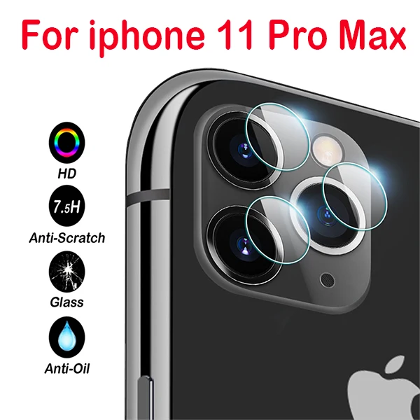 Новинка, 7H объектив для камеры, закаленное стекло для Apple iPhone 11 Pro 11 Pro Max, Защитная пленка для экрана мобильного телефона 11 - Цвет: For iPhone11 Pro Max