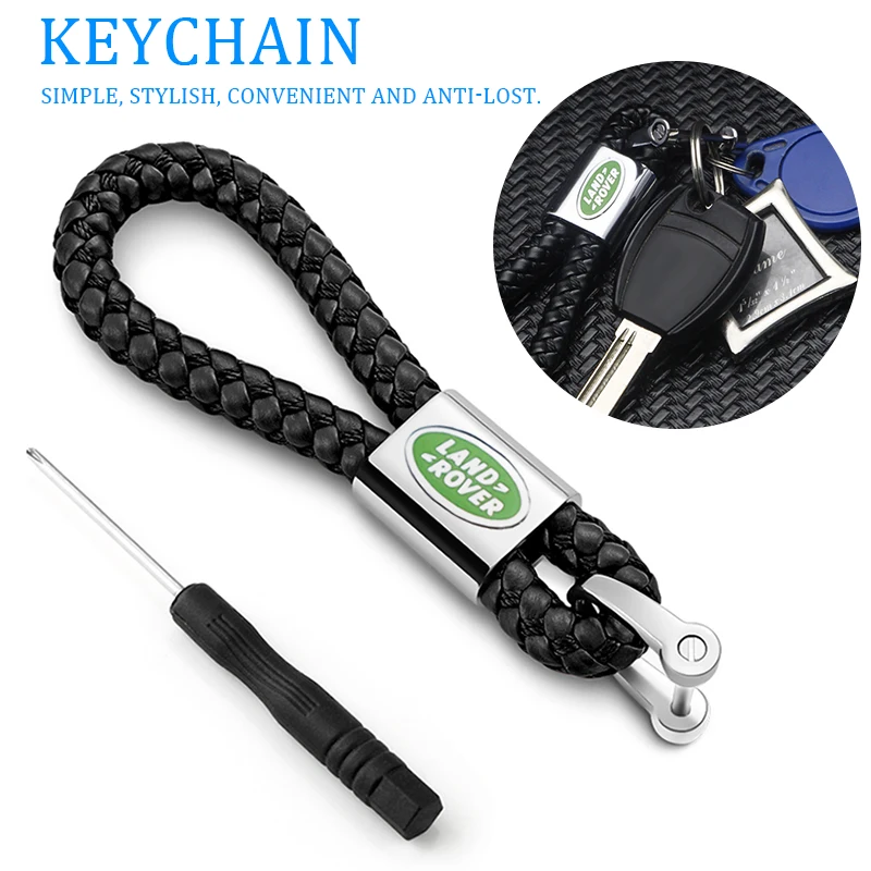 Металлический Кожаный Автомобильный Брелок для ключей для Land Rover Freelander Range Rover Velar Sport Discovery 2 защитные аксессуары для стайлинга
