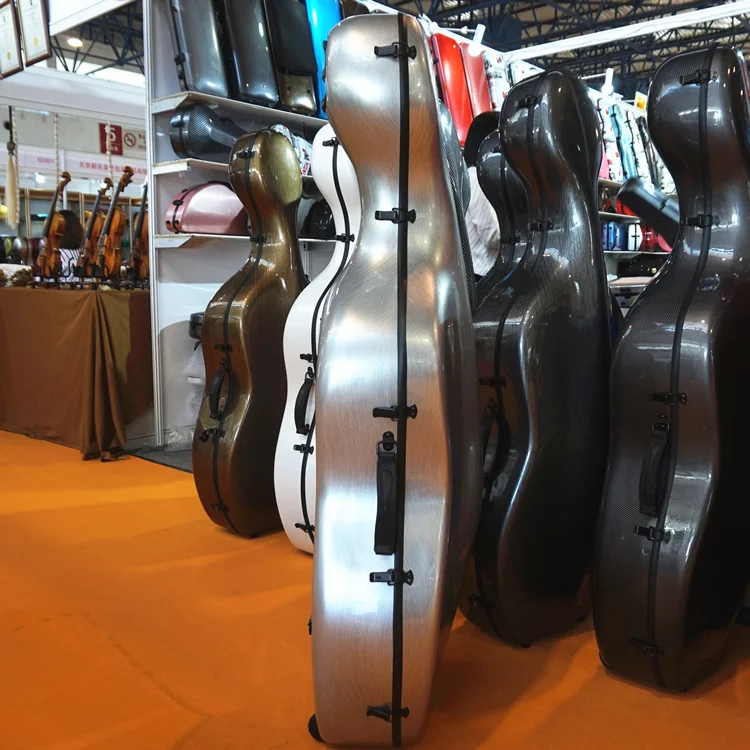 Высококачественный чехол для виолончели из углеродного волокна 4/4 Жесткий Чехол