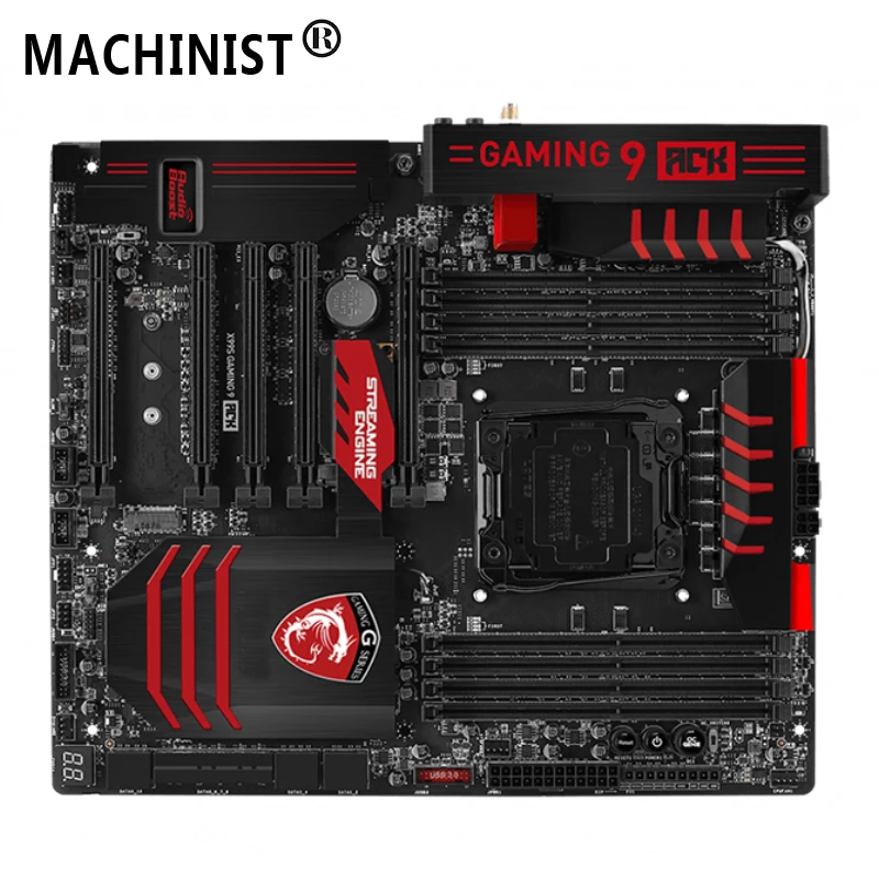 

For MSI X99S GAMING 9 ACK Desktop motherboard MB Intel X99 LGA 2011-V3 E-ATX DDR4 128GB SATA3.0 USB3.0 m.2 100% fully Tested