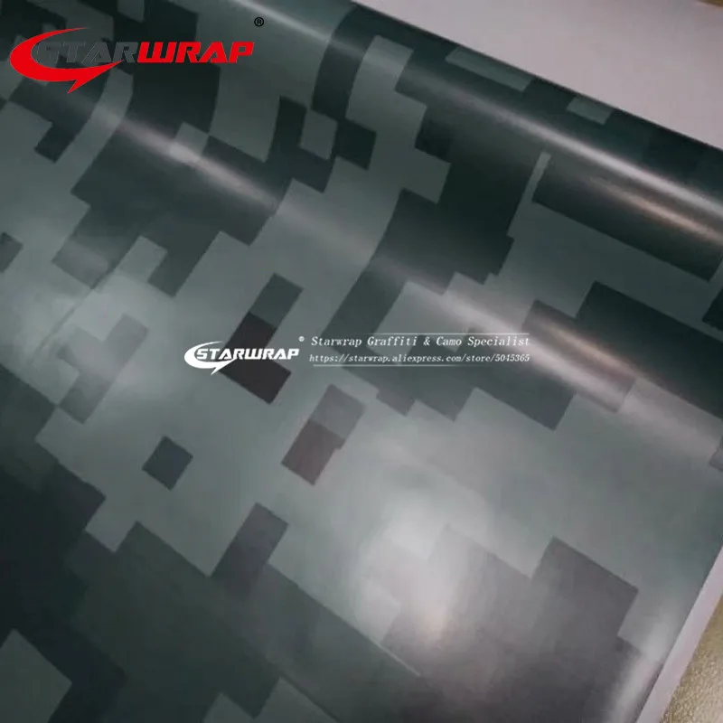 Starwrap зеленый камуфляж пустыня виниловая пленка стикер DIY Мотоцикл автомобилей Стайлинг Аксессуары