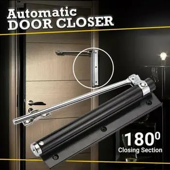 

Hydraulic Damping Buffer Door Closer Automatic Hinged Door Closure Door Self-Left Open Left Blind Spring E5H4
