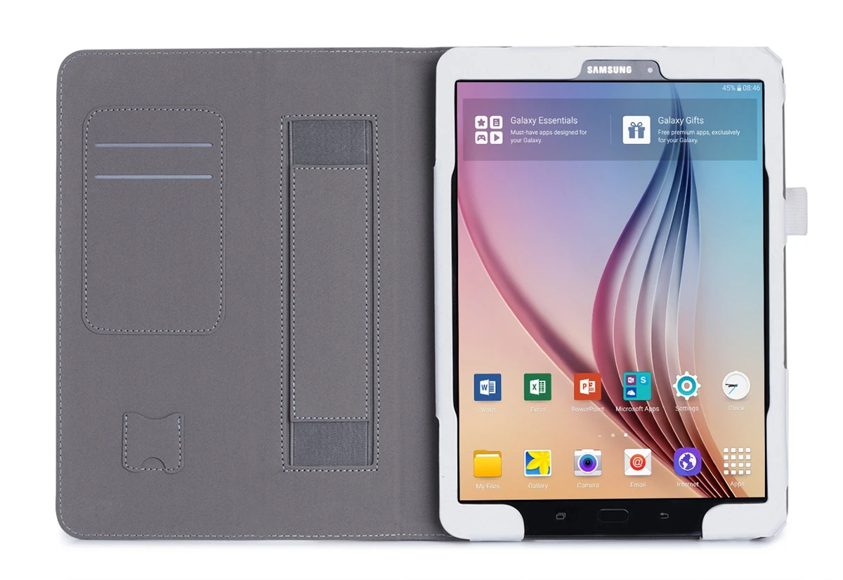 Чехол для планшетов из искусственной кожи s для samsung Galaxy Tab S3 9,7 T820 T825, чехол для планшета с откидной подставкой и держателем для ручек и отделениями для карт