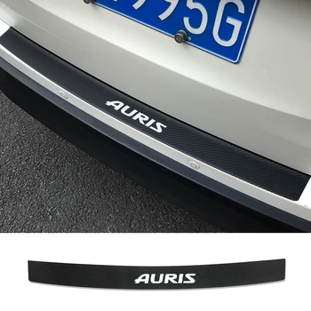 

Car Rear Bumper Trunk Stickers for Toyota Auris 3D Carbon Fiber Film Decor Car Trunk Rear Guard Plate Decal Accessories