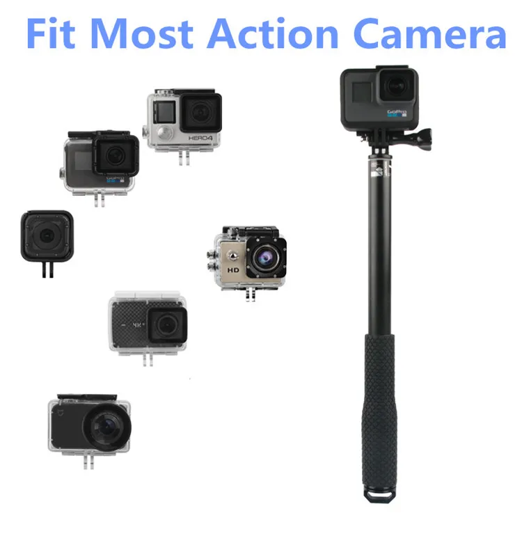 Go Pro 7 Palo селфи палка Штатив для GoPro Hero 8 7 6 5 Dji Pau De Selfie монопод для Sjcam Xiaomi Yi Eken H9 аксессуары для селфи