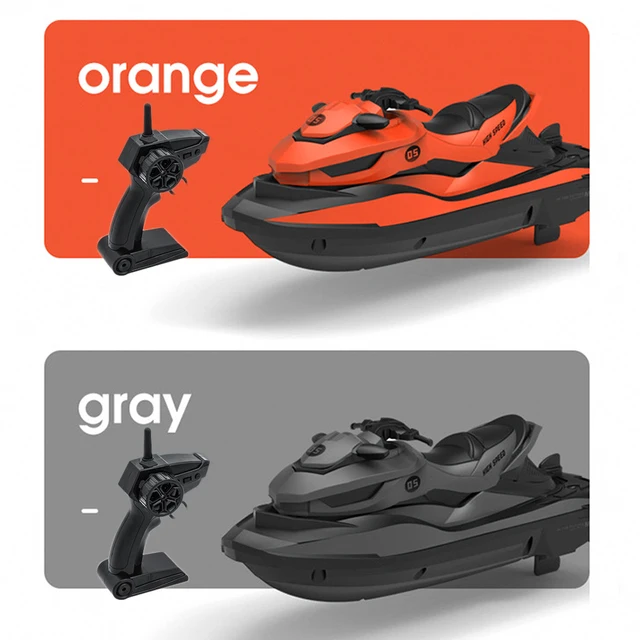 2021 New Mini RC Boat 2.4G 50 Meters Remote Control Distance Summer Water Splashing Electric MotorBoat Children's Toy Gift 2