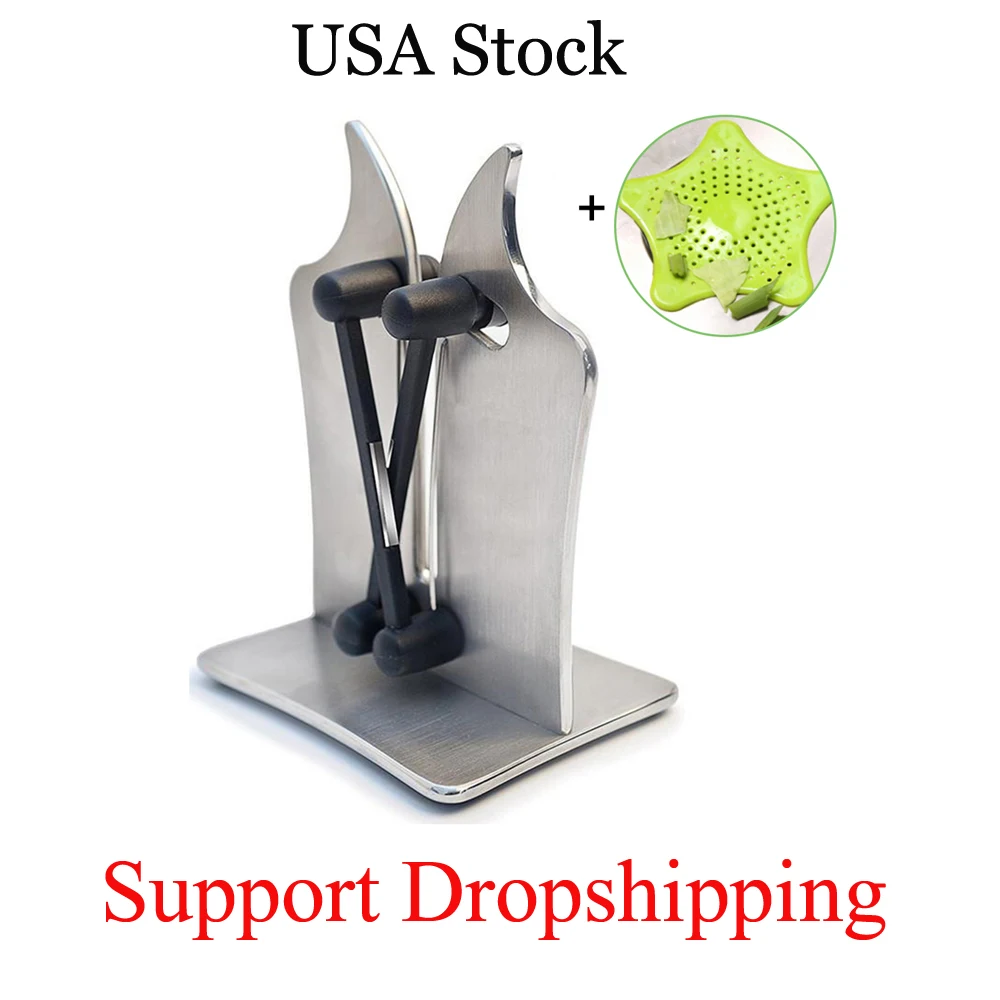 

USA Stock Knife Sharpener Kitchen Sharpening Stone Knife Grinder Knife Sharpener Tools for Knives Razors Scissors Sharpening