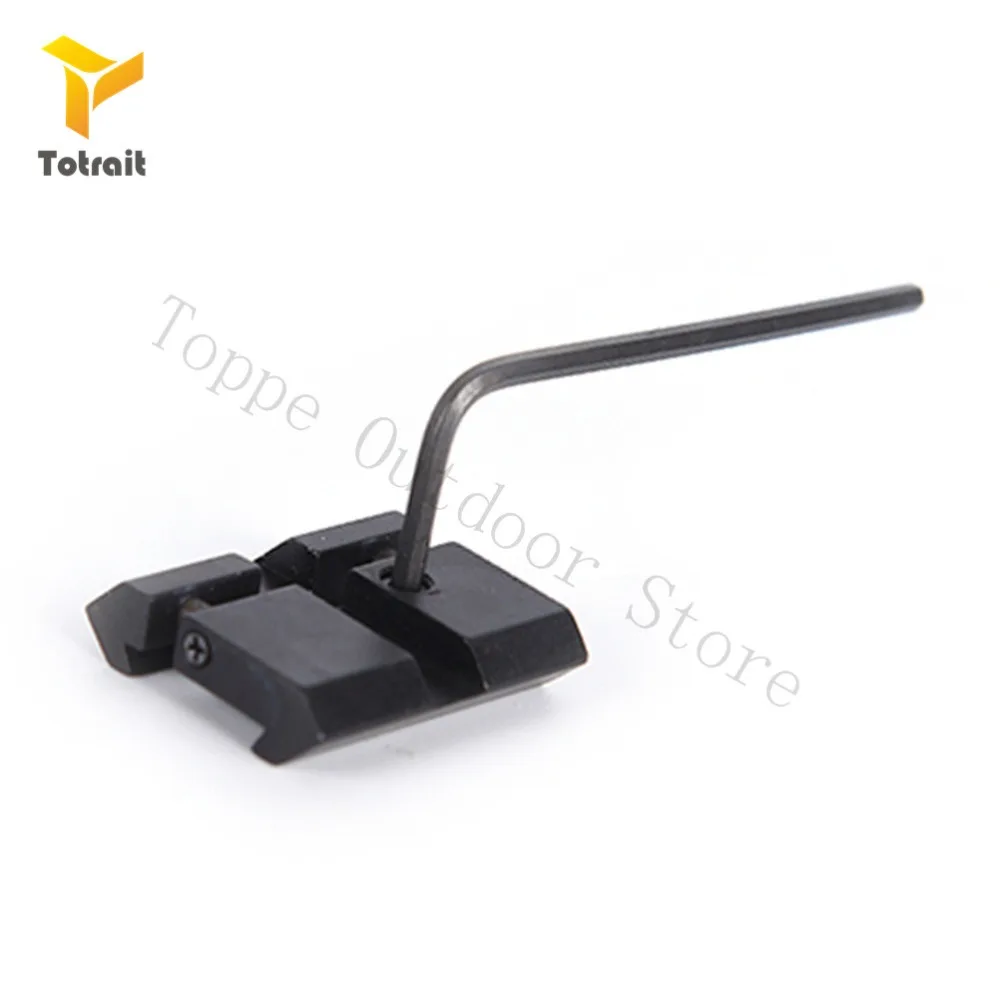 TOtrait Dovetail to Weaver Picatinny Adapter Snap In Rail Adapter 11mm to 21mm Adapter With Hex Wrench
