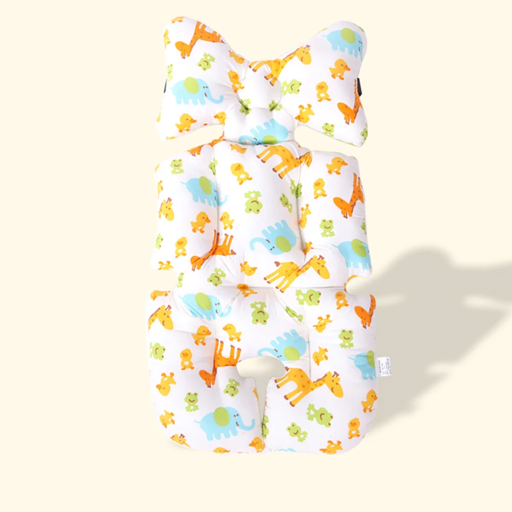 Yellow Детская коляска, хлопок, подушка, чехол для сиденья, коврик, товары для детской активности, дышащий мягкий автомобильный коврик, коляска, моча, подушка для новорожденного ребенка, тележка - Цвет: Yellow