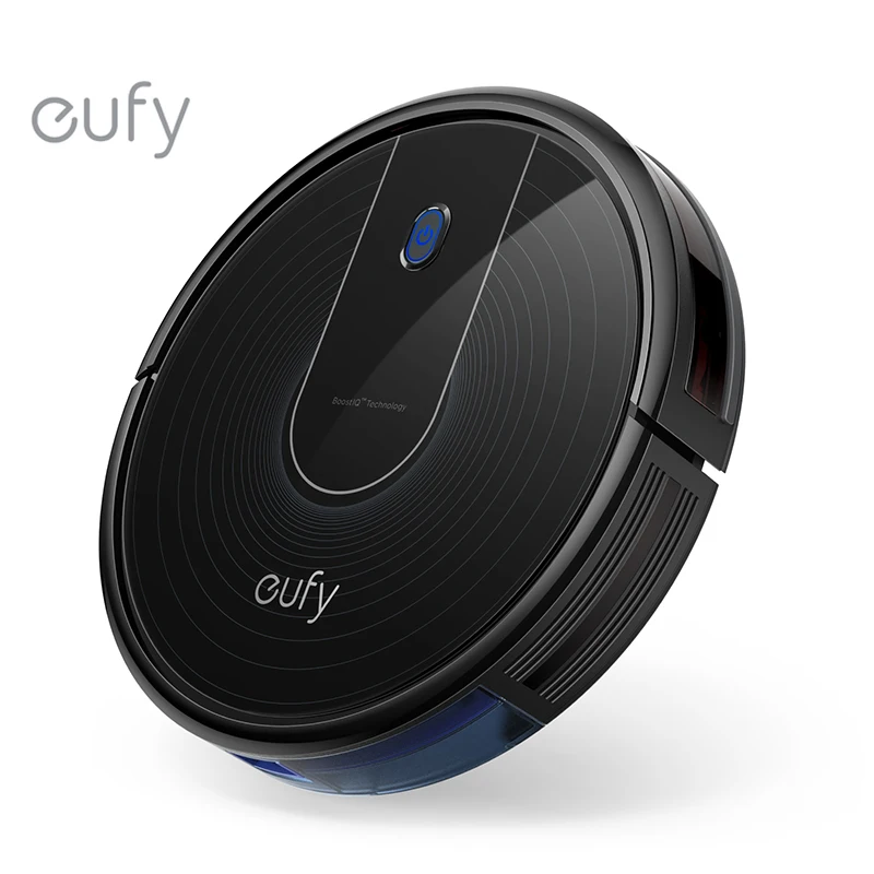 Робот-пылесос eufy [BoostIQ] RoboVac 12 модернизированный бесшумный очищает твердые полы до