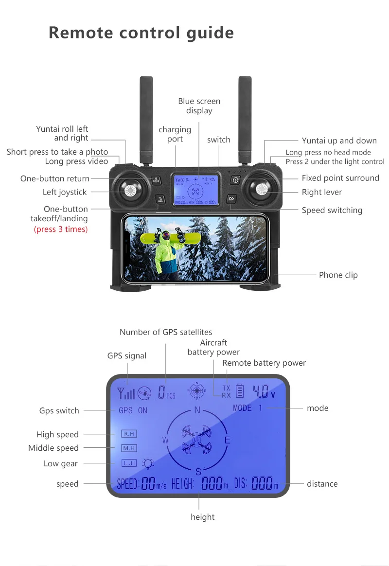 Дрон K20 с бесщеточным двигателем 5G gps 4K HD Двойная камера Профессиональный складной Квадрокоптер 1800 м радиоуправляемая игрушка подарок для мальчика