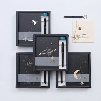 

creative account book set of gel-ink pen tape colorful page Diary notebook planers student's gift