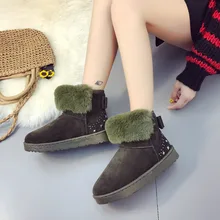 FEVRAL/Новинка года; сезон осень-зима; женские ботинки; Высококачественная однотонная женская обувь без застежки в европейском стиле; модные замшевые ботинки;