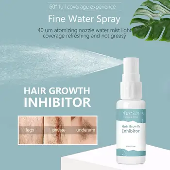 

Hair Growth Inhibitor Painless Hair Removal Spray Skin Care Essence for Face Legs Body Armpit Removal Beard Bikini Intimate