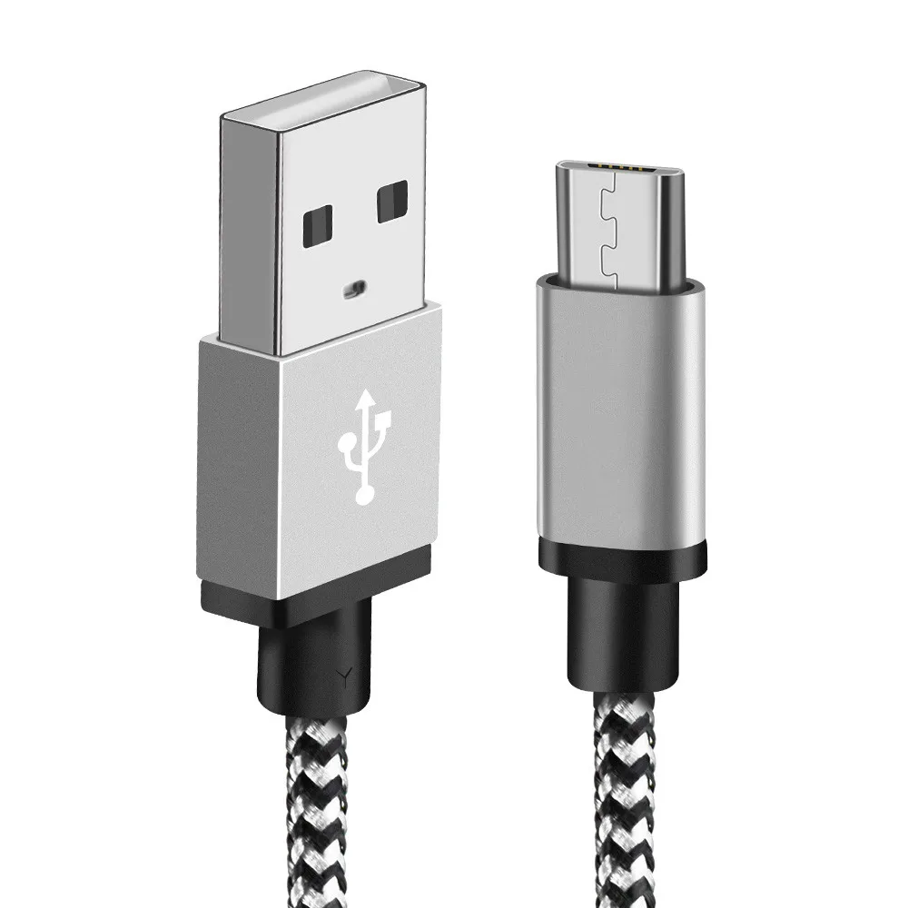 1/2/3 м Микро usb-кабель телефон Android Зарядное устройство кабель для зарядки Micro USB зарядка через usb провод шнур для Xiaomi Redmi 5 Plus, 8, 7, 6 6A S2